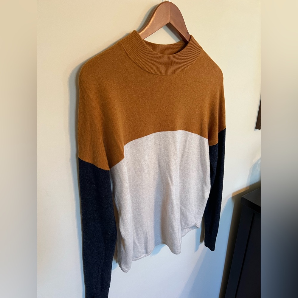 Madewell Ashbury Color Block striped sweater